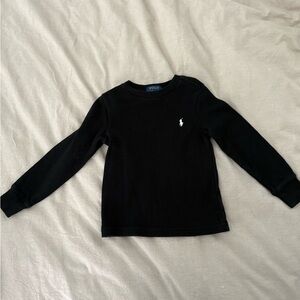 Polo by Ralph Lauren Kids Black Long Sleeve Tee